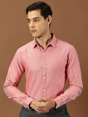 INVICTUS Men Solid Formal Red Shirt