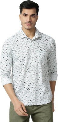 KILLER Men Printed Casual Light Green Shirt