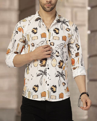 METRONAUT Men Printed Casual Multicolor Shirt