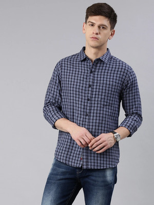 METRONAUT Men Checkered Casual Multicolor Shirt