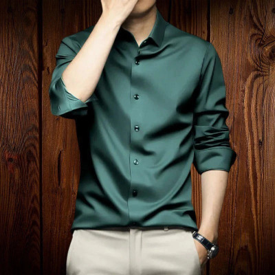SHREEJI ENTERPRISE Men Solid Casual Green Shirt