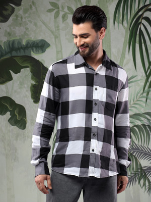 KOTTY Men Checkered Casual Multicolor Shirt
