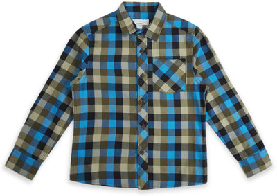 Pantaloons Junior Boys Checkered Casual Multicolor Shirt