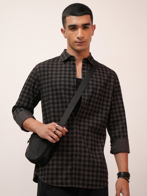 HIGHLANDER Men Checkered Formal Multicolor Shirt