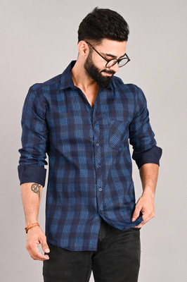 FUBAR Men Checkered Casual Multicolor Shirt