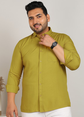 Sztori Men Solid Casual Green Shirt