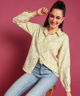 METRONAUT Women Printed Casual Multicolor Shirt