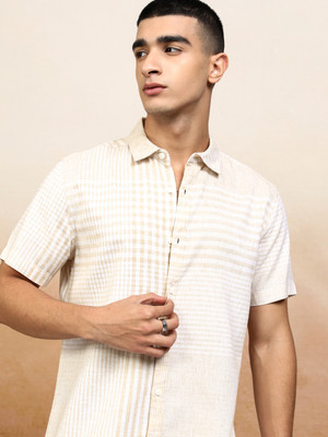 HIGHLANDER Men Checkered Casual Multicolor Shirt