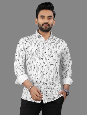 dream believe fashion Men Floral Print Casual Multicolor Shirt