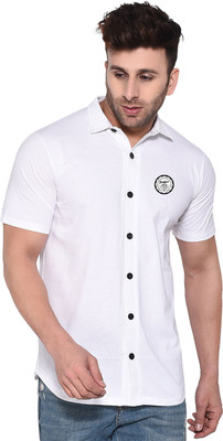 tfurnish Men Solid Casual Black Shirt
