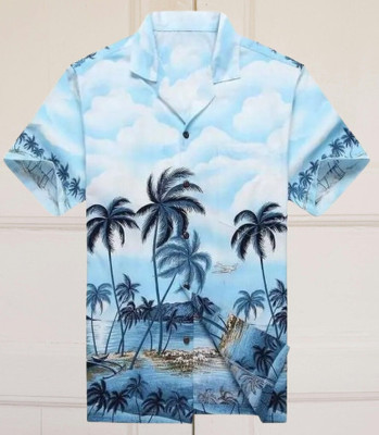 HouseOfCommon Men Printed Casual Multicolor Shirt