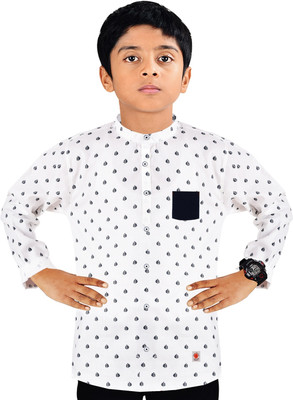 MADE IN THE SHADE Boys Self Design Casual Multicolor Shirt