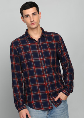 METRONAUT Men Checkered Casual Multicolor Shirt