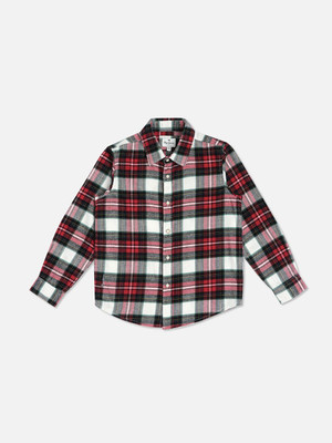 Pepe Jeans Boys Checkered Casual Multicolor Shirt
