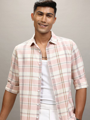 LOCOMOTIVE Men Checkered Casual Multicolor Shirt