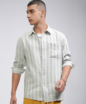 HIGHLANDER Men Checkered Casual Multicolor Shirt
