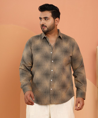 Instafab Plus Men Geometric Print Casual Multicolor Shirt