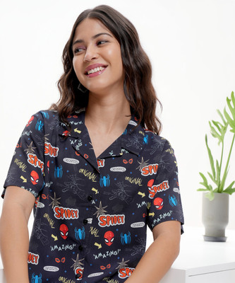 Tokyo Talkies Women Printed Casual Multicolor Shirt