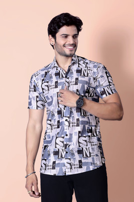 dream believe fashion Men Printed Casual Multicolor Shirt