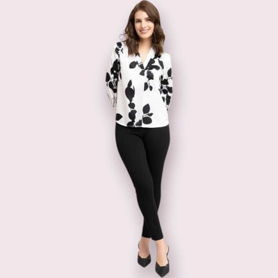 KALLAXI Women Printed Casual Multicolor Shirt