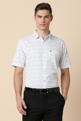 Allen Solly Men Printed Formal White Shirt