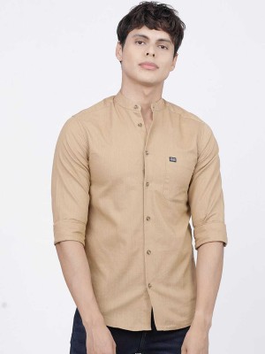 The Indian Garage Co. Men Solid Casual Blue Shirt