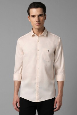 LOUIS PHILIPPE Men Solid Casual Beige Shirt