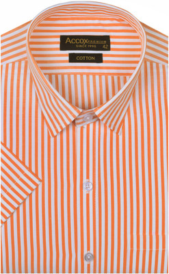 ACCOX Men Striped Formal Multicolor Shirt