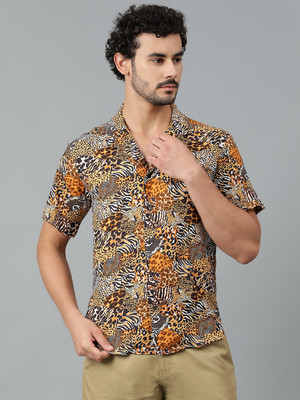 KOTTY Men Printed Casual Multicolor Shirt