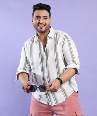 Instafab Plus Men Printed Casual Multicolor Shirt