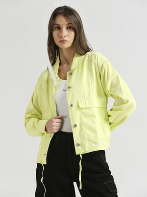 Pepe Jeans Women Solid Casual Light Green Shirt