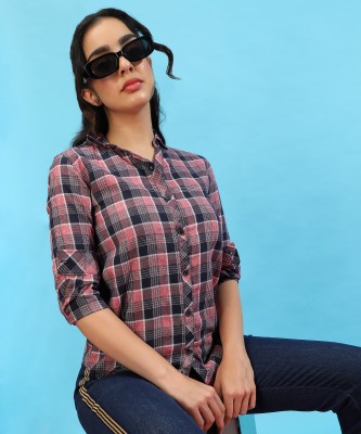 CAMPUS SUTRA Women Checkered Casual Multicolor Shirt