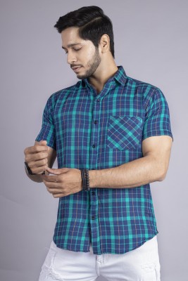 Shimak International Men Checkered Casual Multicolor Shirt