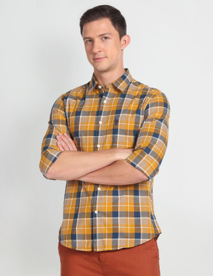 U.S. Polo Assn. Denim Co. Men Checkered Casual Multicolor Shirt