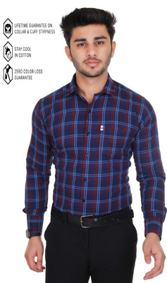 Trending Ayansh Men Solid Casual Dark Blue, Maroon, Light Blue Shirt