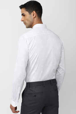 PETER ENGLAND Men Printed Formal White Shirt