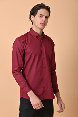 Lee Cross Men Solid Casual Blue, Red Shirt