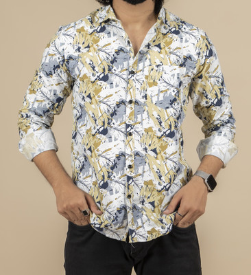 Sudan Men Printed Party Multicolor Shirt