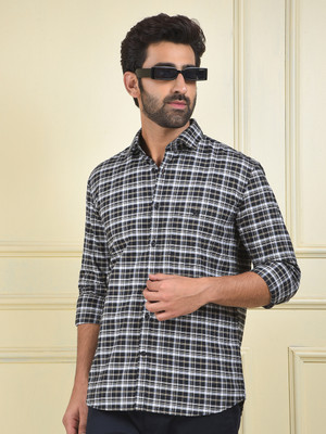 CRIMSOUNE CLUB Men Checkered Casual Multicolor Shirt