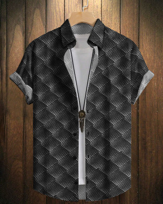 EyeBogler Men Printed Casual Multicolor Shirt