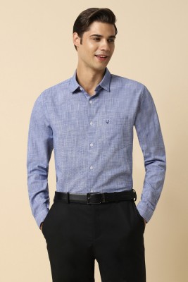 Allen Solly Men Printed Casual Blue Shirt