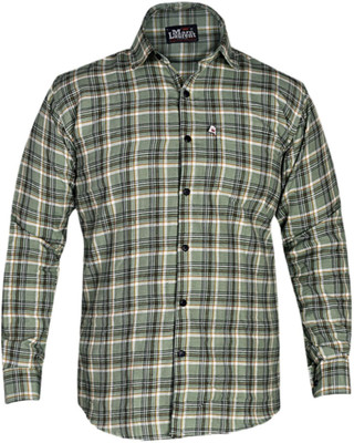 Arthz Fashion Trend Men Checkered Casual Black, Green Shirt