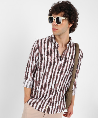 CAMPUS SUTRA Men Striped Casual Multicolor Shirt
