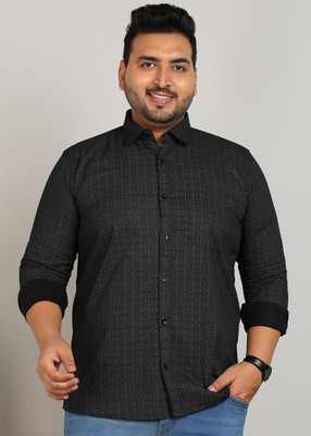 Sztori Men Printed Casual Black Shirt