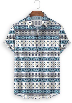 Any Designer Men Printed Beach Wear Multicolor Shirt