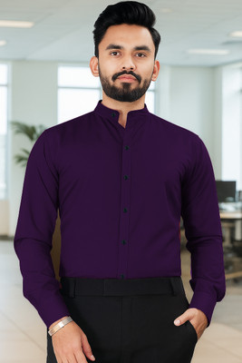 SHIRTZONE Women Solid Formal Maroon Shirt