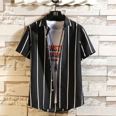 JANAKI ENTERPRISE Men Printed Casual Black, White Shirt