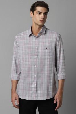 LOUIS PHILIPPE Men Checkered Casual Grey Shirt