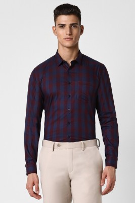 VAN HEUSEN Men Checkered Formal Multicolor Shirt