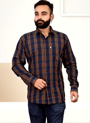 Marc Luarente Men Checkered Casual Multicolor Shirt
